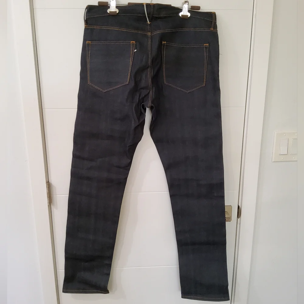 3×1 NYC Navy Blue Strait Leg Jeans Size 34